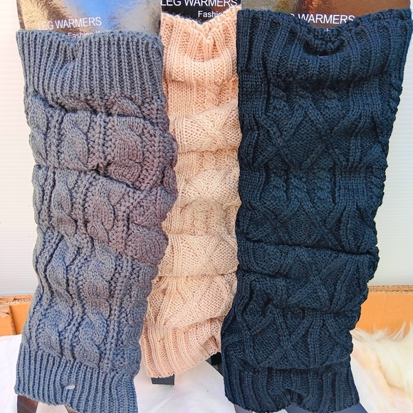 Fashion Knitted Crochet Winter Leg Warmers - Picture 15 of 16